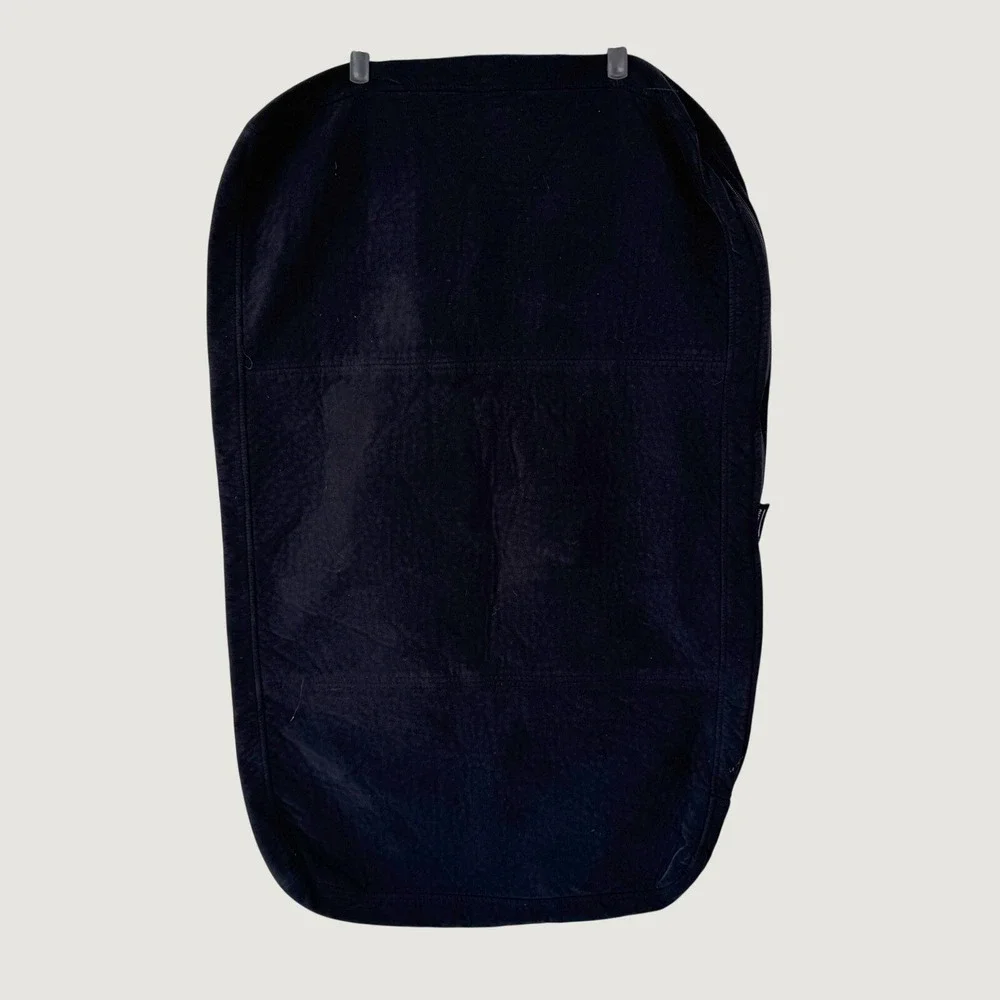 Lovesac‎ Sactionals Cover Black Padded Velvet Suede Replacement 36X21X3